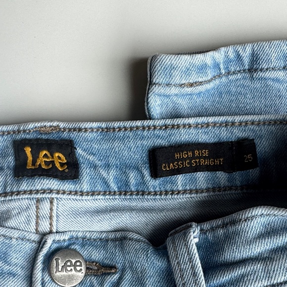 Lee Women's Light Blue Straight Jeans - Picture 4 of 11